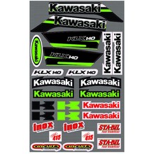 MCS Kawasaki KLX140 Economy Graphics Sticker Kit