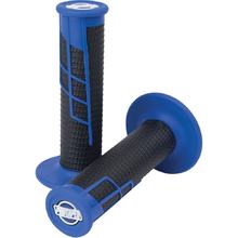 Pro Taper Clamp On Blue/Black Half Waffle Grips