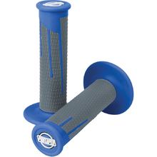 Pro Taper Clamp On Blue/Grey Full Diamond Grips