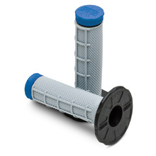 Pro Taper Tri Density Blue Half Waffle Grips