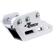 Racetech Kawasaki KX250-450F 09-26 White-Black Monoblock Worx Chain Guide