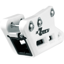 Racetech Yamaha/Suzuki/Kawasaki White/Black Monoblock Worx Chain Guide
