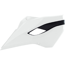 Racetech Husqvarna TC/TE/FC125-501 14-16 OEM 2016 White/Black Radiator Shrouds