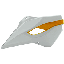 Racetech Husqvarna TC 14-16 FC 14-15 TE/FE 14-16 White/Yellow Radiator Shrouds