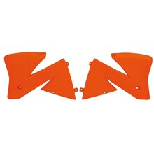 Racetech KTM 125-520SX/EXC 00-02 Orange Radiator Shrouds