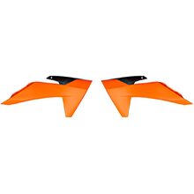 Racetech KTM 50 SX 24-27 Orange/Black Radiator Shrouds