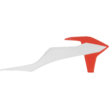 Racetech KTM SX/SXF 19-21 EXC/EXCF 20-21 Orange/White Radiator Shrouds