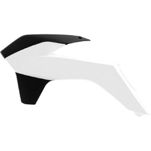 Racetech KTM SX/SXF 13-15 EXC/EXCF 14-16 Black/White Radiator Shrouds