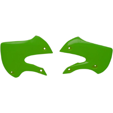 Racetech Kawasaki KX65 01-27 KLX110 02-09 Green Radiator Shrouds