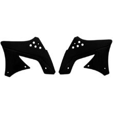Racetech Kawasaki KX250F 09-12 Black Radiator Shrouds