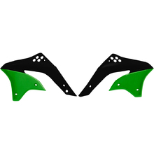 Racetech Kawasaki KX450F 06-08 Black/Green Radiator Shrouds