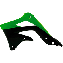 Racetech Kawasaki KX450F 12-15 Green/Black Radiator Shrouds
