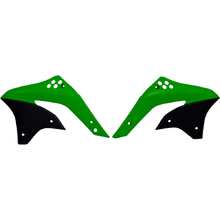 Racetech Kawasaki KX450F 06-08 Green/Black Radiator Shrouds