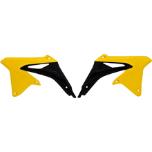 Racetech Suzuki RMZ250 10-18 Yellow/Black Radiator Shrouds