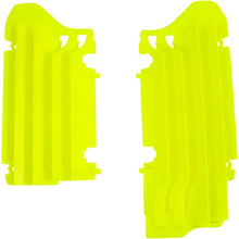 Racetech Honda CRF450R/RX 17-20 Neon Yellow Oversized Radiator Louvres