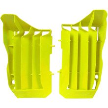 Racetech Honda CRF250R 18-19 Neon Yellow Oversized Radiator Louvres
