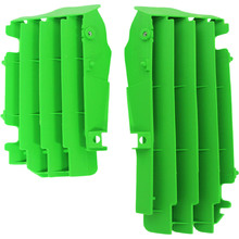 Racetech Kawasaki KXF450 18-19 Green Radiator Louvres