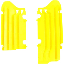 Racetech Suzuki RMZ450 18-27 Yellow Oversized Radiator Louvres