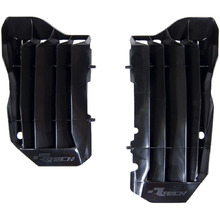 Racetech Yamaha YZ250F 19-23 YZ450F 18-22 WRF 19-23 Black Oversized Radiator Louvres