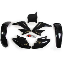 Racetech Honda CR 125/250 04-07 Black Plastics Kit
