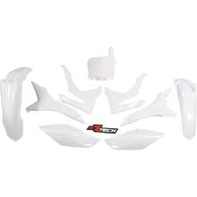 Racetech Honda CRF250R 14-17 450R 13-16 White Plastics Kit