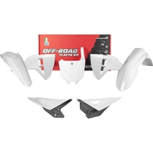Racetech Honda CRF250/450R 25-26 White/Black Plastics Kit