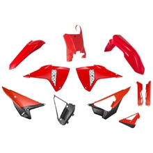 Racetech Honda CRF250R/450R 25-26 Red/Black Revolution Plastics Kit