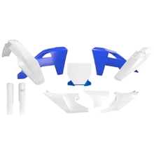 Racetech Husqvarna FC/TC 25-27 White/Blue Plastics Kit