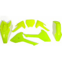 Racetech Husqvarna TC65 17-23 Fluro Yellow Plastic Kit