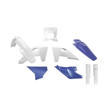 Racetech Husqvarna TE/FE 24-25 Heritage White/Blue Plastics Kit