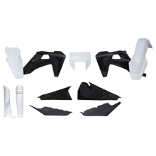Racetech Husqvarna TE/FE 23 White/Black Plastics Kit