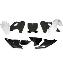 Racetech Husqvarna TC/FC 23-24 Black/White Plastics Kit