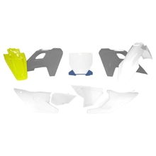 Racetech Husqvarna TC/FC 24-25 White/Grey/Yellow Plastics Kit