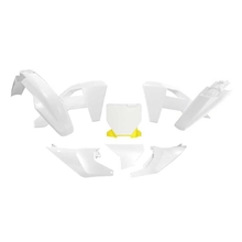 Racetech Husqvarna TC/FC 25-27 White/Yellow Plastics Kit