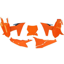 Racetech KTM 125-450 SX / SXF 23-24 Orange/Black Plastics Kit