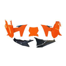 Racetech KTM 125-450 SX/SXF 23-24 Orange/Black Side Plastics Kit