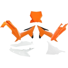 Racetech KTM SX/SXF 25-27 Orange/Black/White Plastics Kit