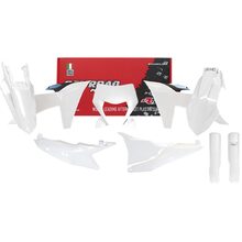Racetech KTM EXC/EXC-F 24-25 White/Black OEM Plastics Kit