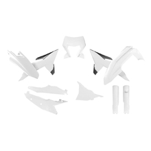 Racetech KTM EXC/EXC-F 26-27 White/Black Plastics Kit