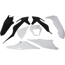 Racetech KTM EXC/EXC-F/XC-F 20-23 White/Black 6 Days Enduro Plastics Kit