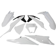 Racetech KTM EXC/EXC-F/XC-F 20-23 White/Black Erzberg Enduro Plastics Kit