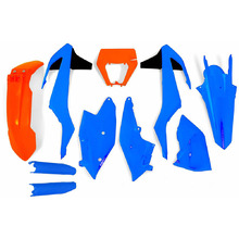 Racetech KTM EXC/EXC-F 17-19 TLD Blue Orange Plastics Kit