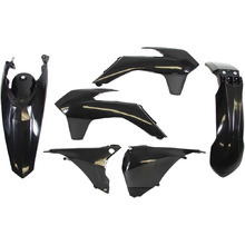 Racetech KTM EXC-F 250-500 14-16 Black Plastic Kit (With Airbox Covers)