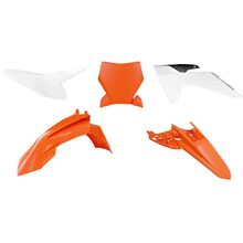 Racetech KTM 50 SX 24-27 Orange/White/Black Plastics Kit