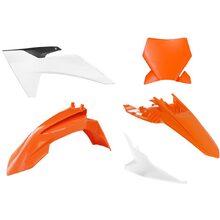 Racetech KTM 65 SX 24-27 Orange/White/Black Plastics Kit