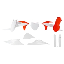 Racetech KTM SX/SXF 19-22 Orange/White Plastics Kit
