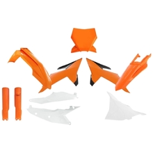 Racetech KTM SX/SXF 25-27 Orange/Black/White Plastics Kit