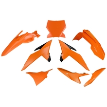 Racetech KTM/Husqvarna/Gas Gas 85 25-27 OEM Orange/Black Plastics Kit