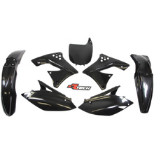 Racetech Kawasaki KX250F 09-12 Black Plastics Kit
