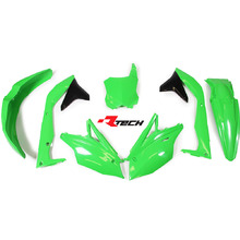 Racetech Kawasaki KX450F 16-18 Full Green/Black Plastic Kit